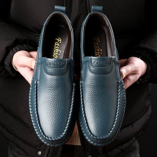 vmr3-Men's slip-on non-slip leather shoes