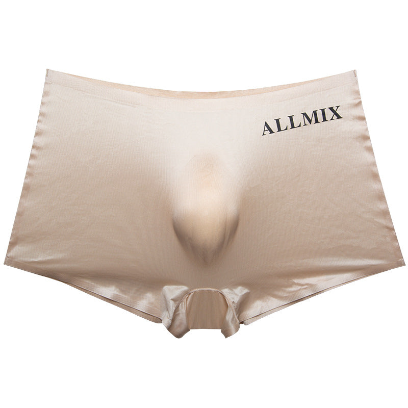 luu455-Sexy 3D Design Ice Silk Men's Underwear