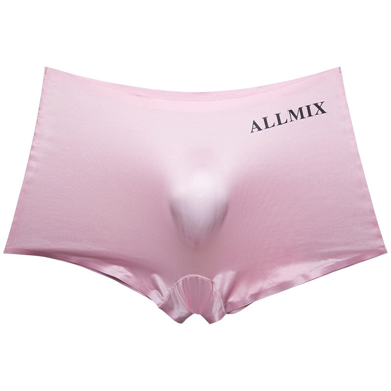 luu455-Sexy 3D Design Ice Silk Men's Underwear