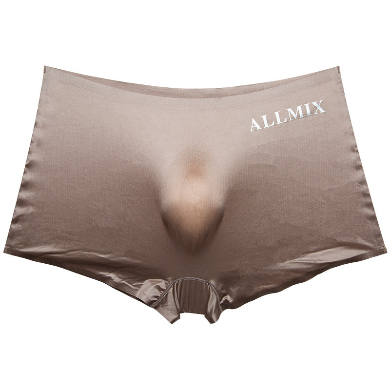 luu455-Sexy 3D Design Ice Silk Men's Underwear