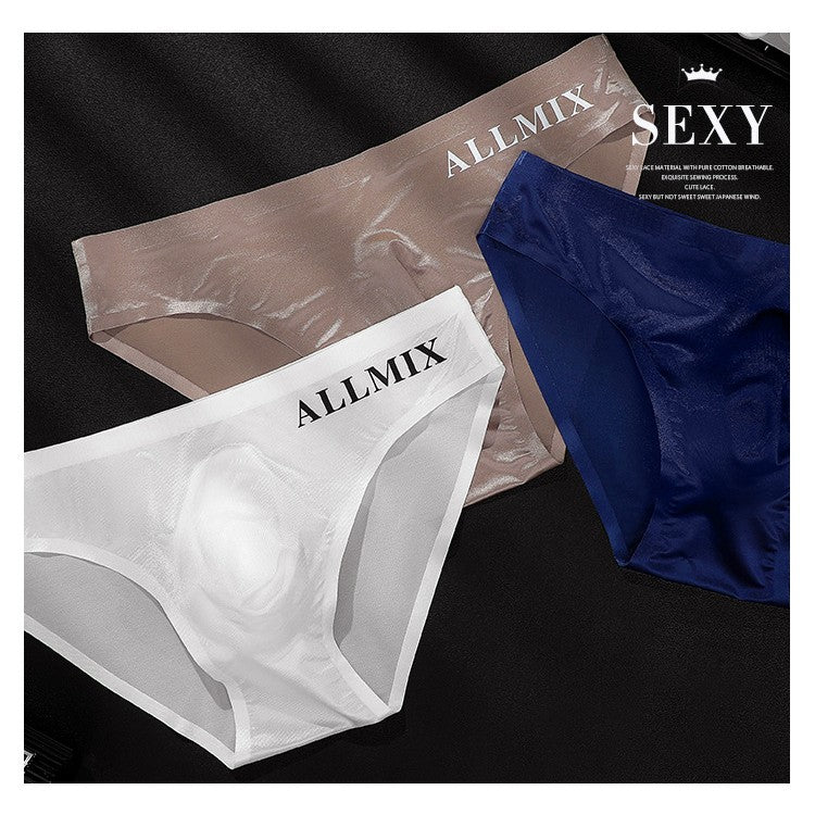txv96-5 Pieces- Summer breathable and comfortable men's low waist briefs