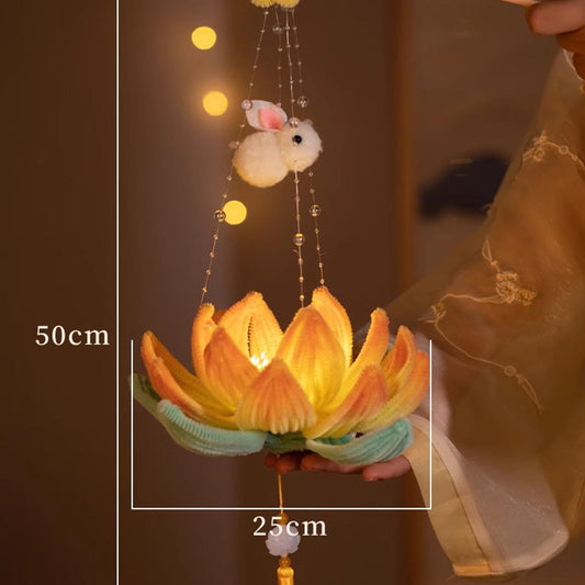 Mid-Autumn Festival handmade DIY material package lotus lantern