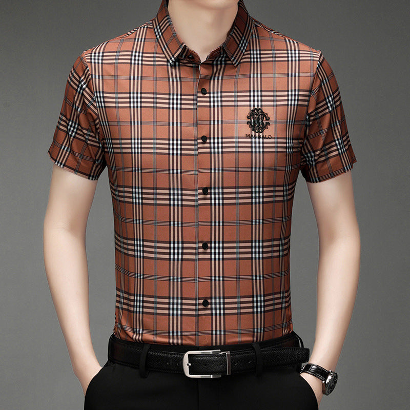 Casual business men's short-sleeved shirt(cm450)
