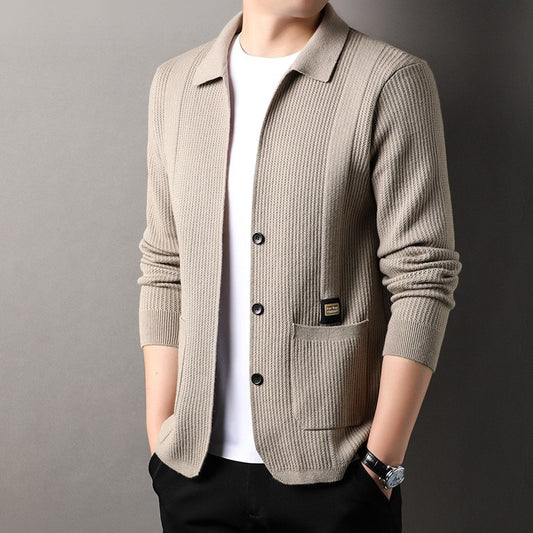 BOK93-Men's Spring and Autumn Korean Style Fashion Casual Sweater
