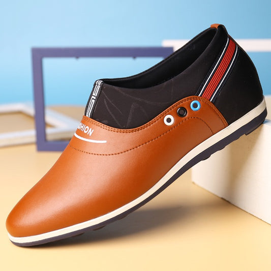 zq221-Men's casual leather shoes