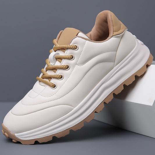 cpy48-2025 Men's sports style casual leather shoes