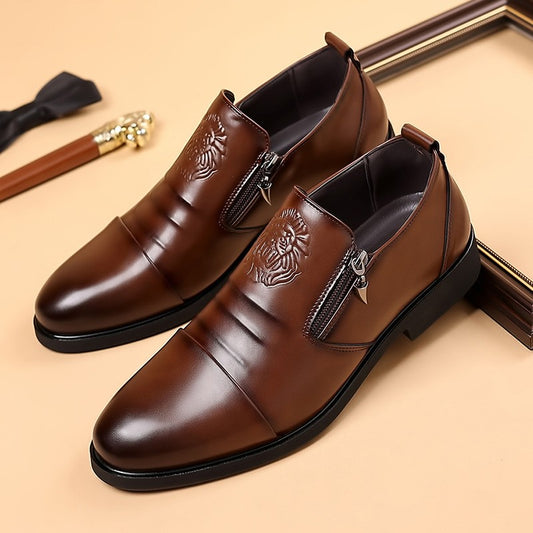 iq244-2025 Men's business casual leather shoes