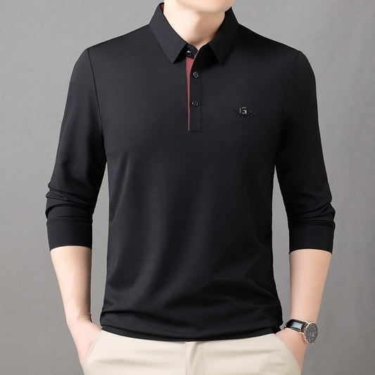 zq261-Seamless men's long-sleeved T-shirt