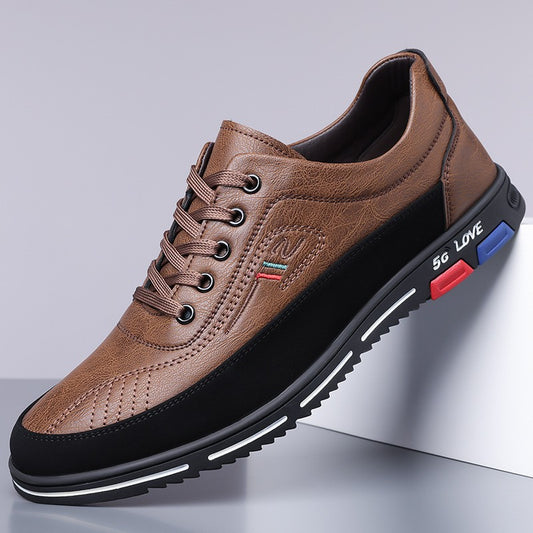 Fashionable and comfortable men's casual leather shoes(px162)