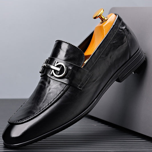 Men's British style business casual leather shoes(cm253)