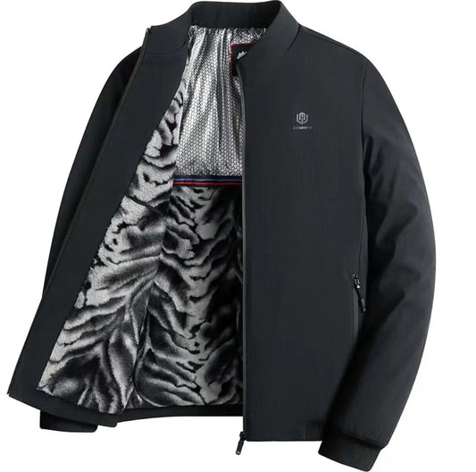 cm302-2025 Men's winter thick fleece jacket