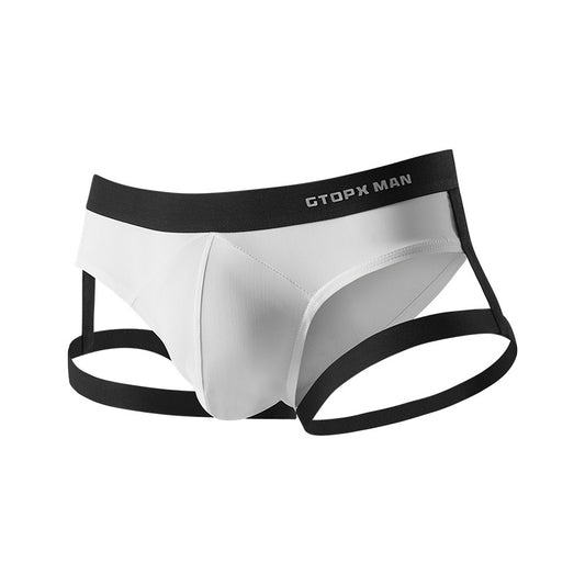 zd298-Men's Thin Ice Silk Briefs
