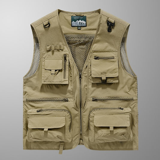 cm183-Men's Spring and Autumn Leisure Outdoor Mesh Quick Dry Vest