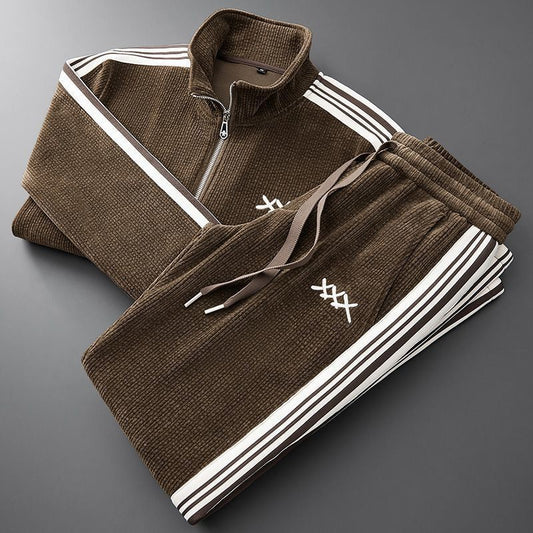 cm190-Men's fashion casual warm sports suit