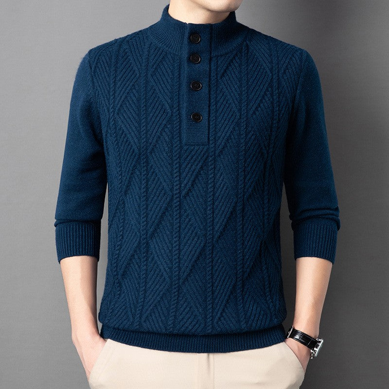 zd309-Autumn and winter men's warm knitted sweaters