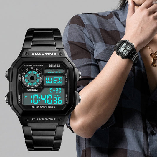 wh126-2025 Men's sports trendy luminous watch