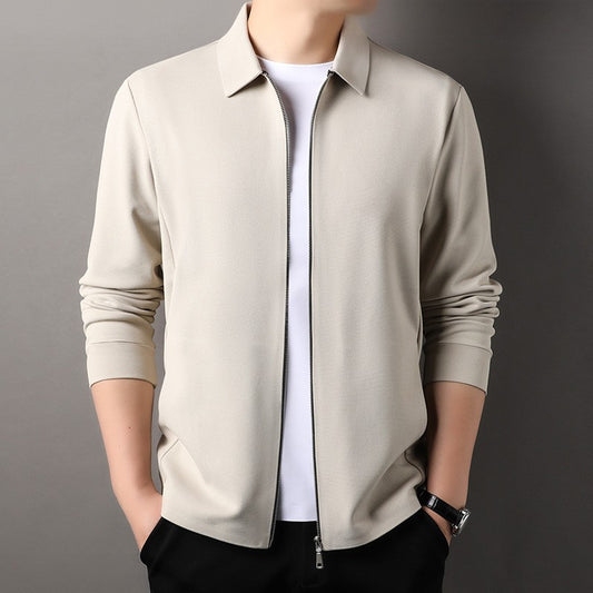 de786-Men's spring and autumn high-end lapel jacket