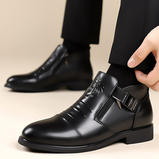 Men's business casual high top leather shoes(cm287)