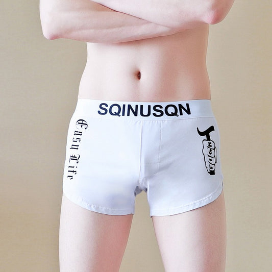 ud16-Men's Cotton Sports Boxer Briefs