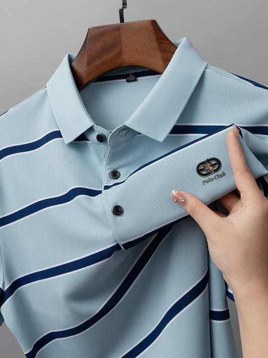 zd344-Men's summer high quality short sleeve POLO shirt