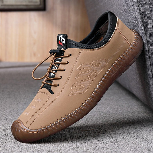 2025 men's fashion handmade casual leather shoes(cm322)