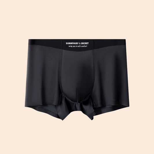 zd352-Light luxury satin soft silky breathable men's ice silk underwear
