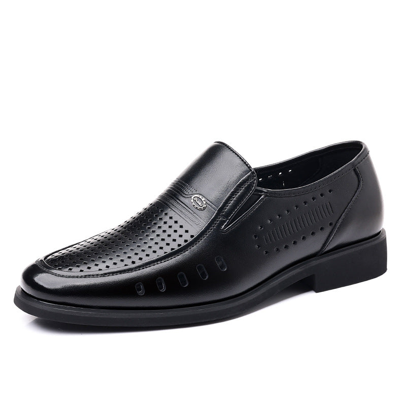 cow142-Men's business formal breathable casual shoes