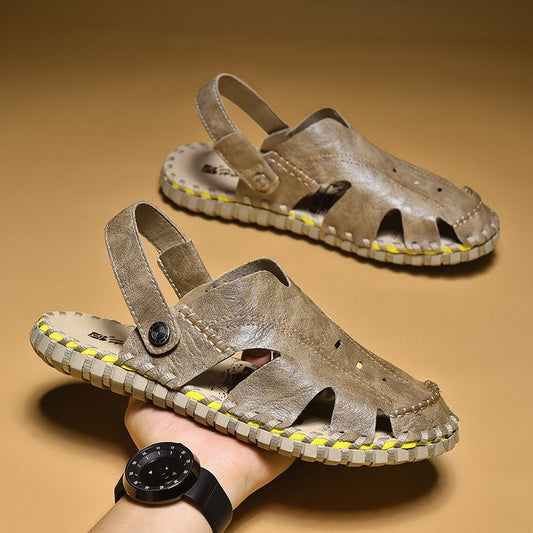 Casual hollow breathable men's sandals(px91)