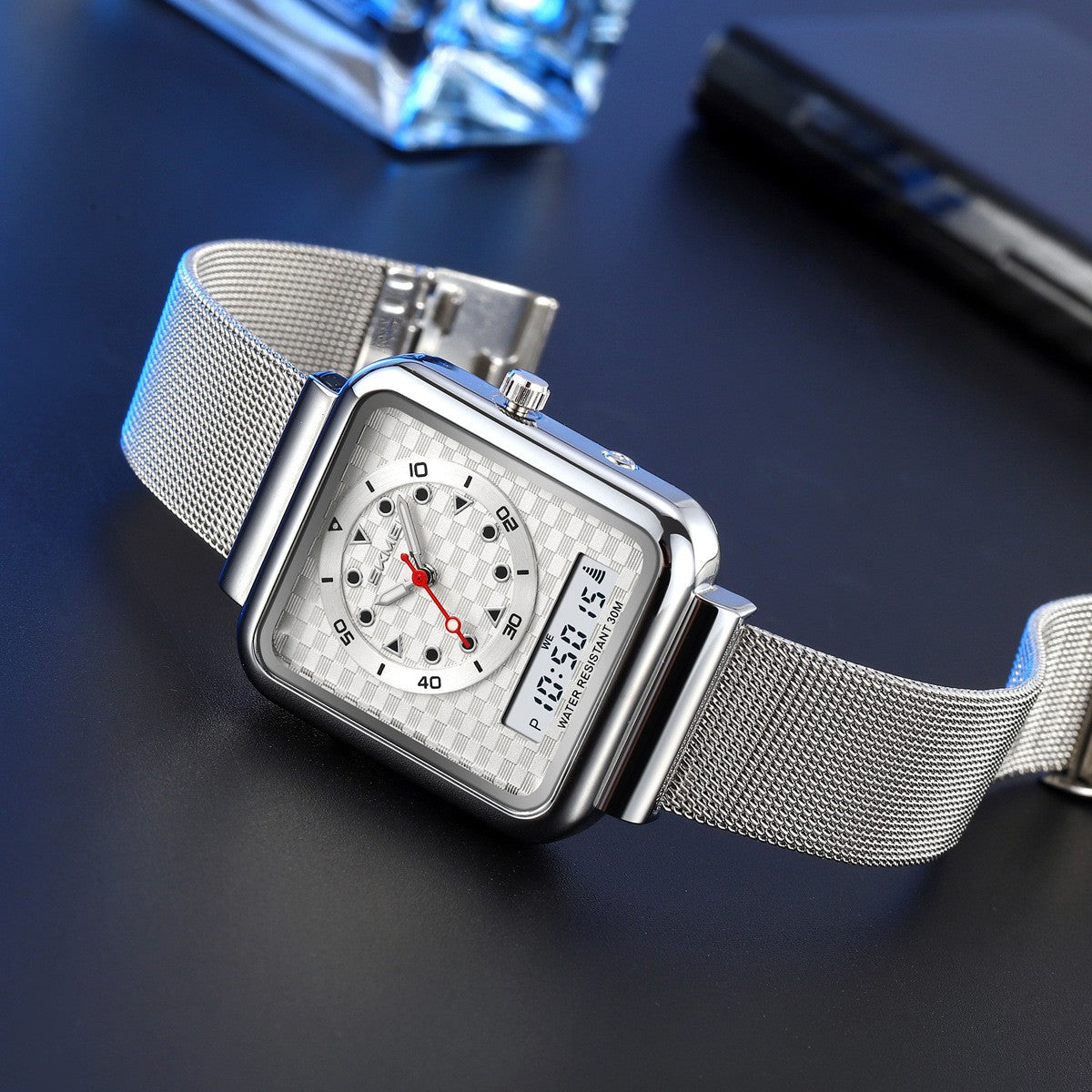 iq49-Fashionable multifunctional men's electronic watch