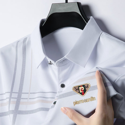 Summer classic cotton polo shirt