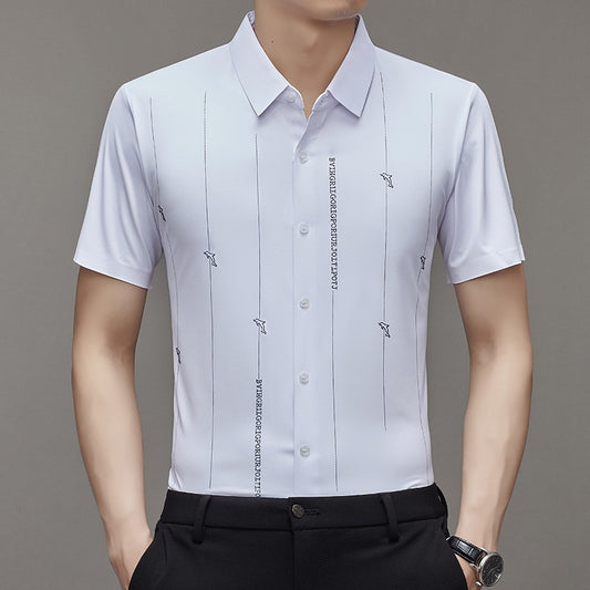 2025 men's non-marking wrinkle-free ironing shirt(cm329)