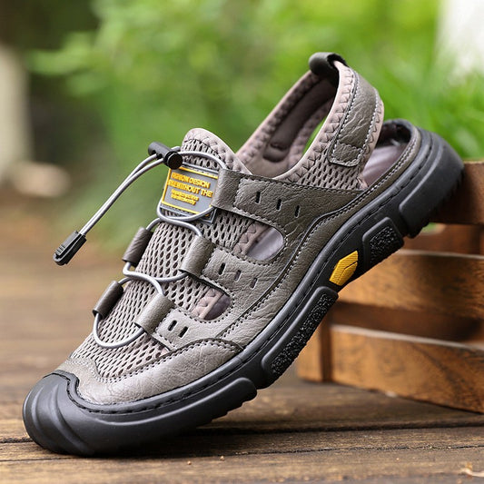 Hollow mesh breathable men's sandals(cm331)