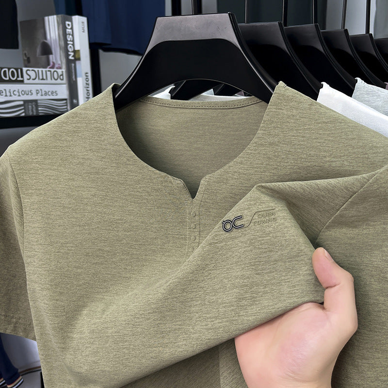 Summer men's fashion casual short-sleeved T-shirt