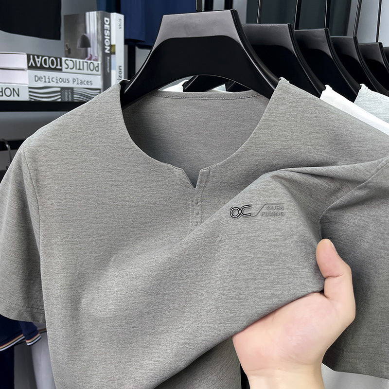 Summer men's fashion casual short-sleeved T-shirt