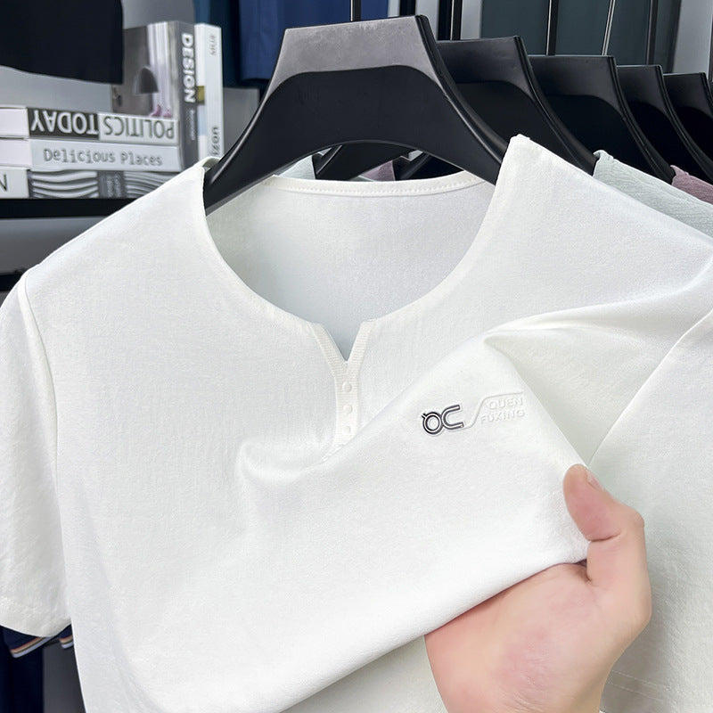 Summer men's fashion casual short-sleeved T-shirt