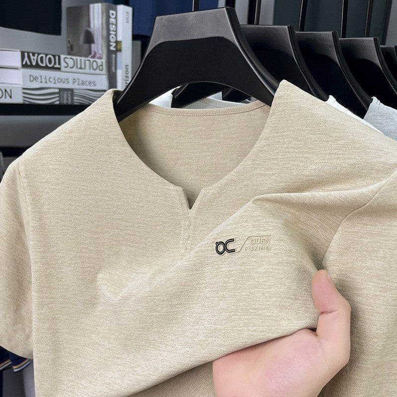 Summer men's fashion casual short-sleeved T-shirt