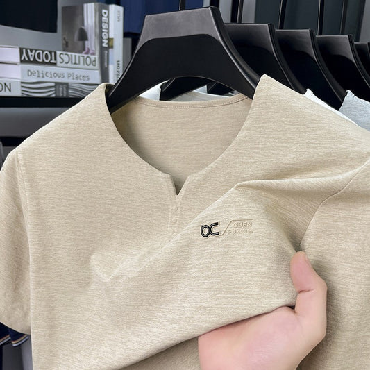 Summer men's fashion casual short-sleeved T-shirt