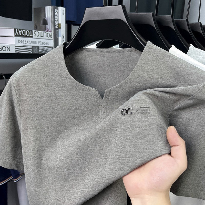 Summer men's fashion casual short-sleeved T-shirt