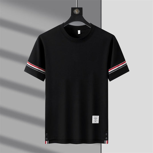 2025 Men's summer light luxury simple casual short-sleeved T-shirt(cm350)