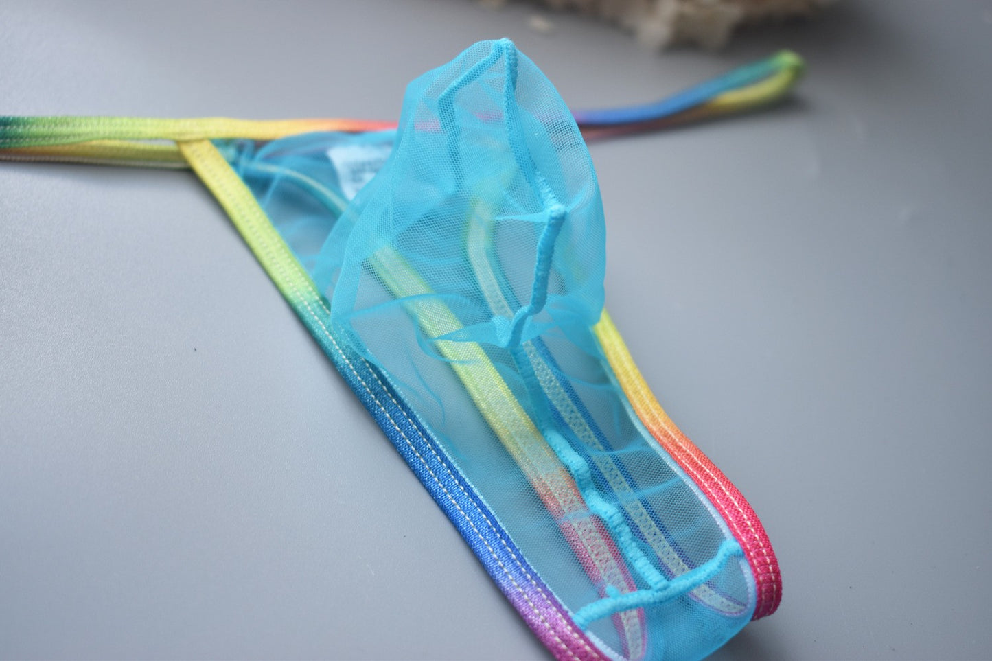 Men's Sexy Low Rise Transparent Thong(ud22)