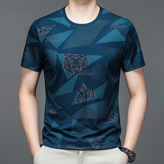 2025 Men's Summer Fashion Casual Short Sleeve T-shirt(cm357)