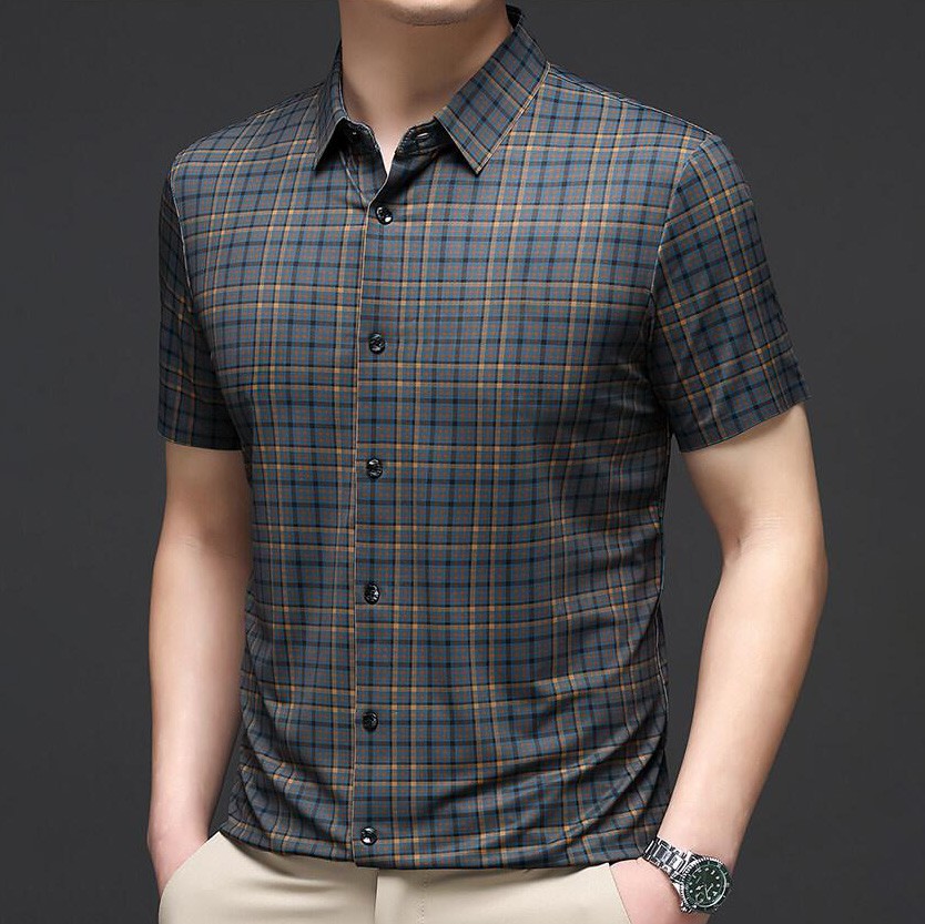 cm405-2025 Men's Casual Striped T-Shirt