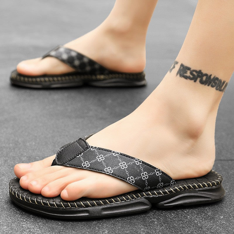 cf352-High elastic and comfortable men's slippers
