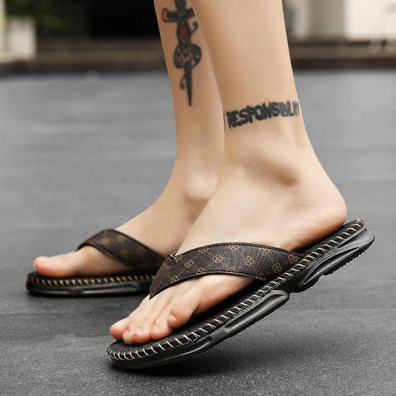 cf352-High elastic and comfortable men's slippers