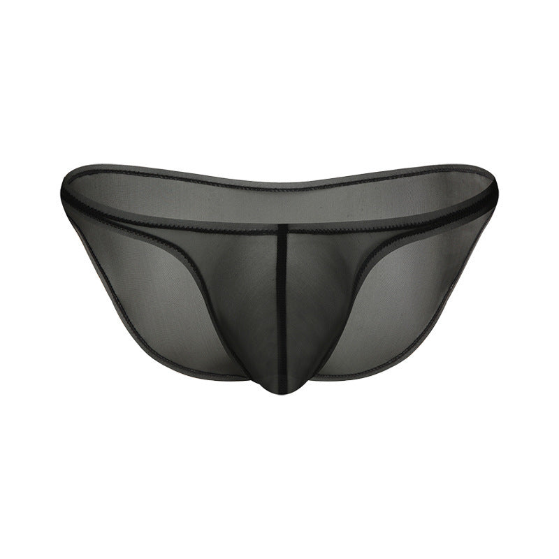 luu362-Men's Ultra-Thin Ice Silk Briefs
