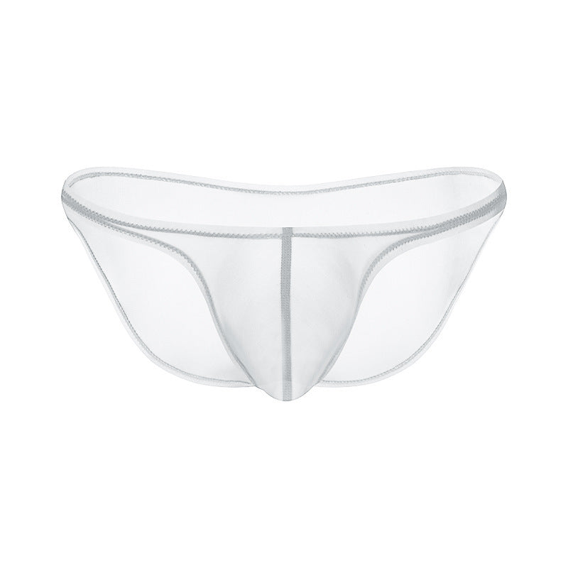 luu362-Men's Ultra-Thin Ice Silk Briefs