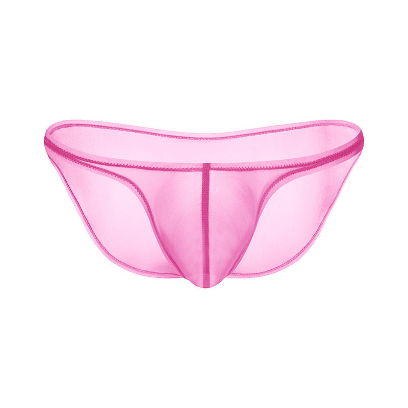luu362-Men's Ultra-Thin Ice Silk Briefs