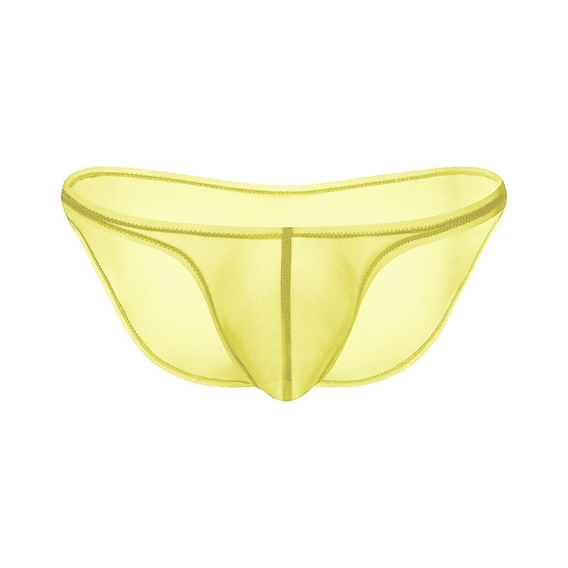 luu362-Men's Ultra-Thin Ice Silk Briefs
