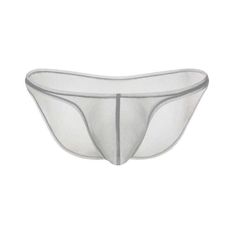 luu362-Men's Ultra-Thin Ice Silk Briefs