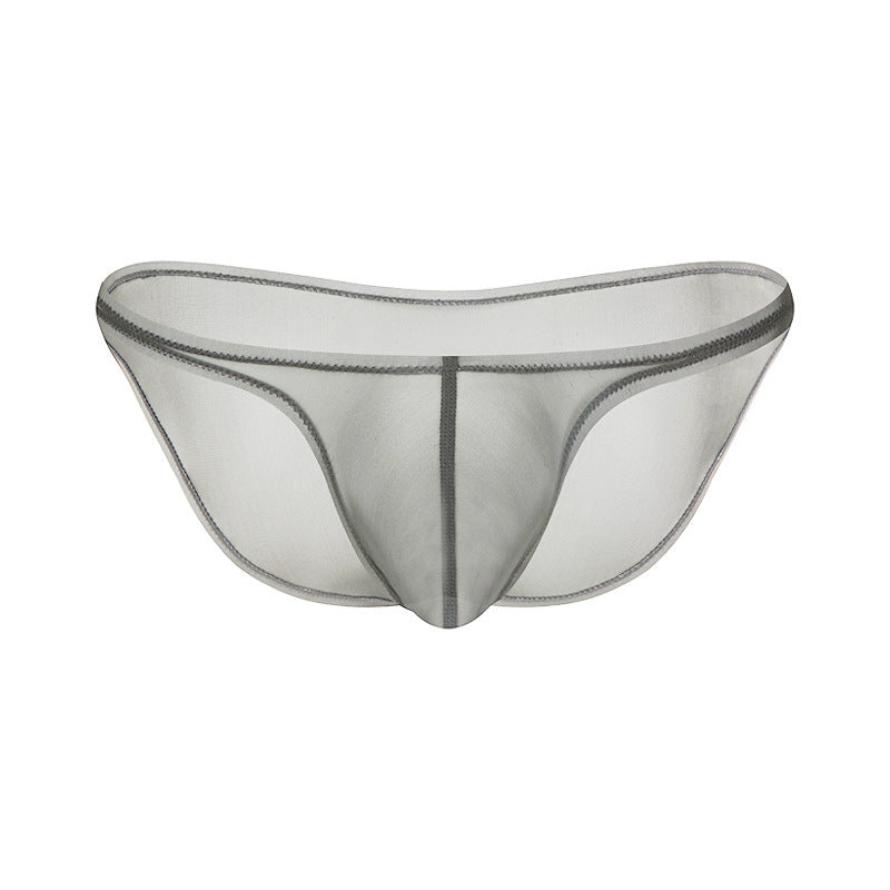 luu362-Men's Ultra-Thin Ice Silk Briefs